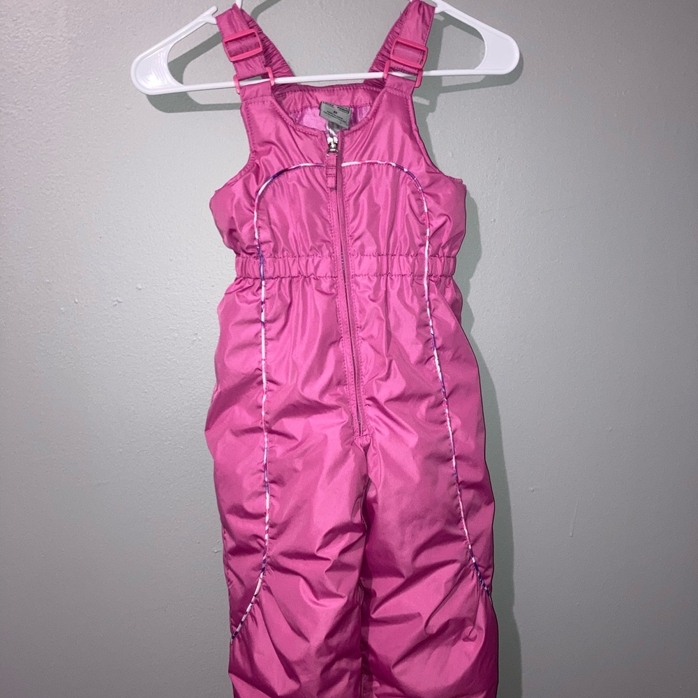 Zero Xposur Bib Overalls 3T Pink Winter Outdoors